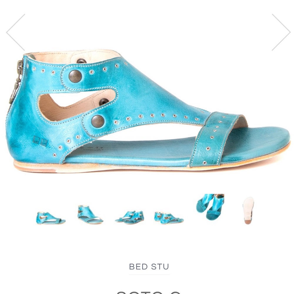 Bed Stu Blue Soto Sandal